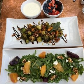 Gluten-free salads and yogurt from Little Next Door